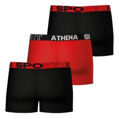 Lot de 3 boxers homme Ecopack Sport Athena multicolore