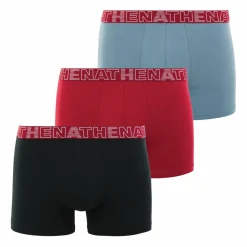 Lot de 3 boxers homme Ecopack Rouge en coton