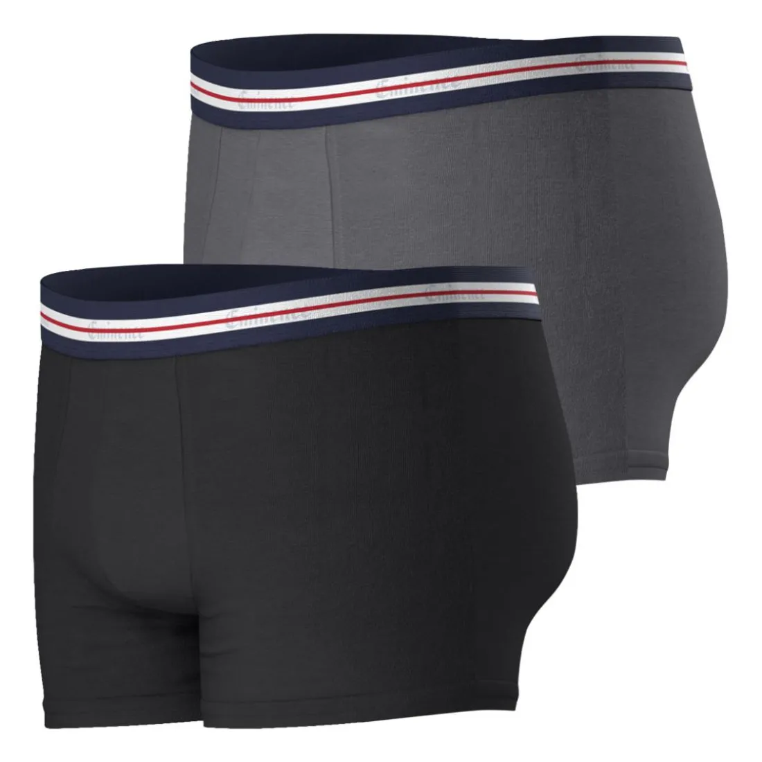 Lot de 2 boxers homme Fait en France Eminence bleu multicolore