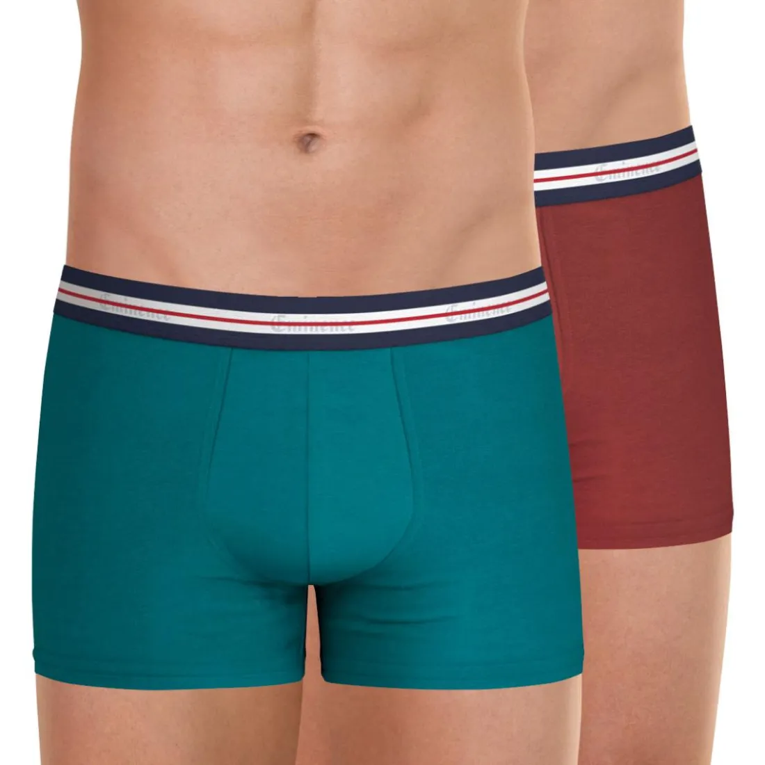 Lot de 2 boxers homme Fait en France Eminence multicolore