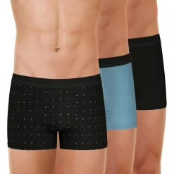 Lot de 3 boxers homme Studio Eminence noir en coton