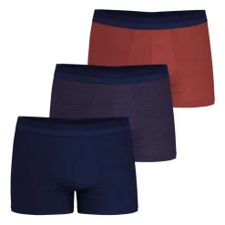 Lot de 3 boxers homme Studio Eminence multicolore en coton