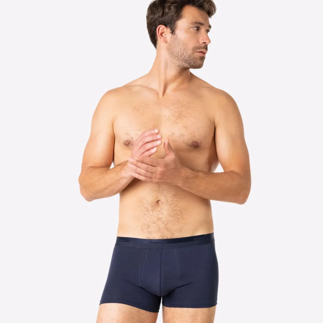 Lot de 3 boxers homme Studio Eminence multicolore en coton