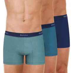 Lot de 3 boxers homme Tailor Eminence bleu en coton