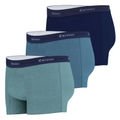 Lot de 3 boxers homme Tailor Eminence bleu en coton