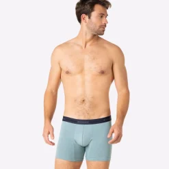 Lot de 3 boxers homme Tailor Eminence bleu en coton