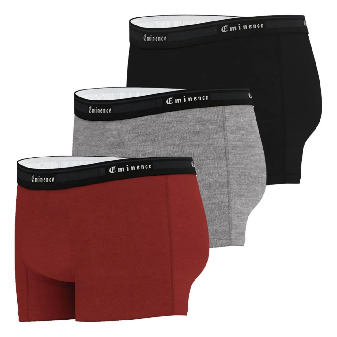 Lot de 3 boxers homme Tailor Eminence multicolore en coton