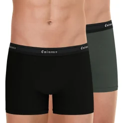Lot de 2 boxers homme Tailor Coton bio Eminence multicolore
