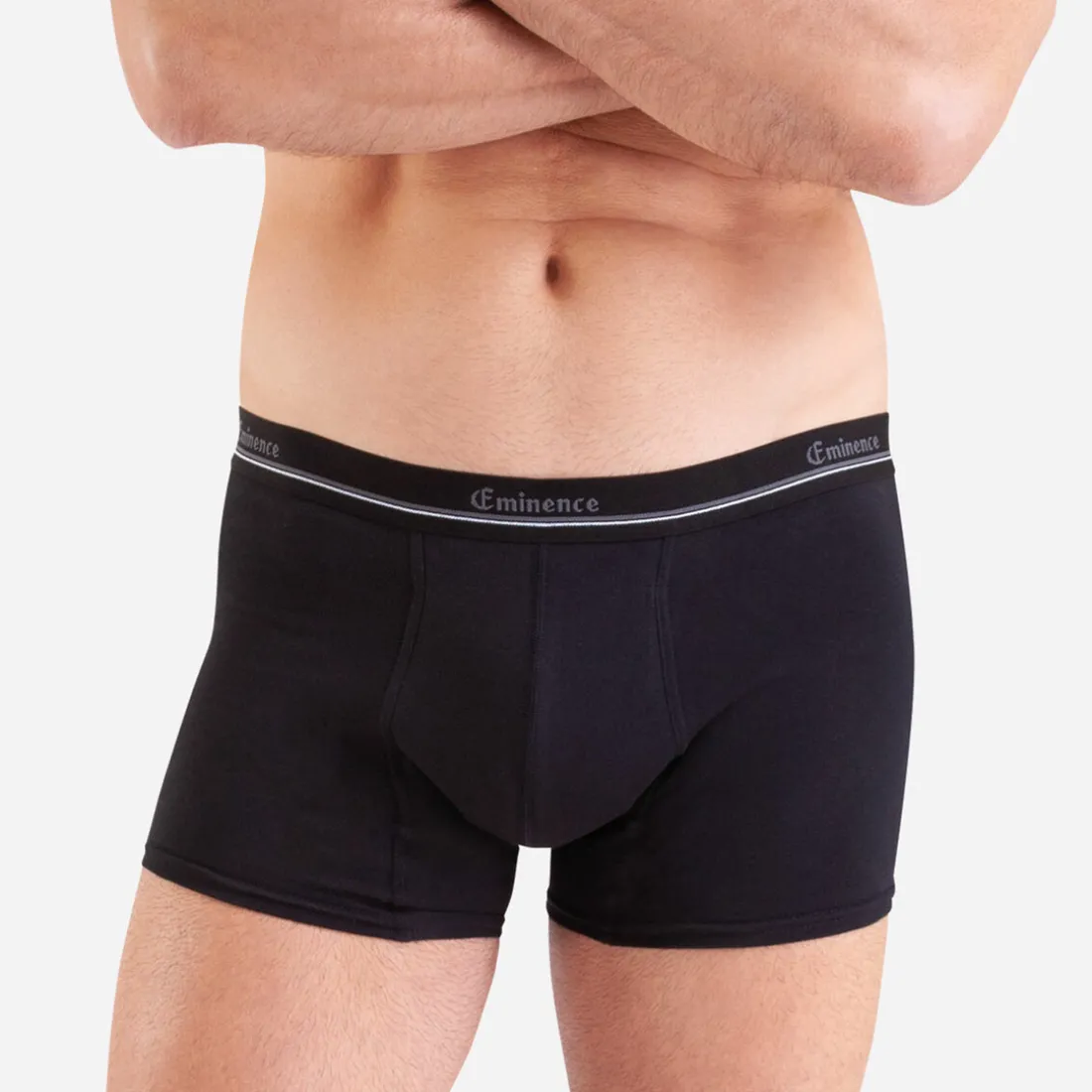 Lot de 3 boxers pour fuites urinaires Homme Sérénité Heritage noir en coton