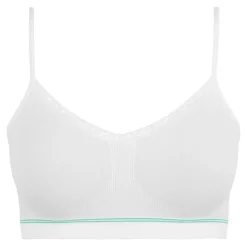 Lot de 2 brassières sans armatures - Vert et Blanc