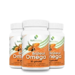 Lot de 3 Brûleur OMÉGA - Complément Alimentaire