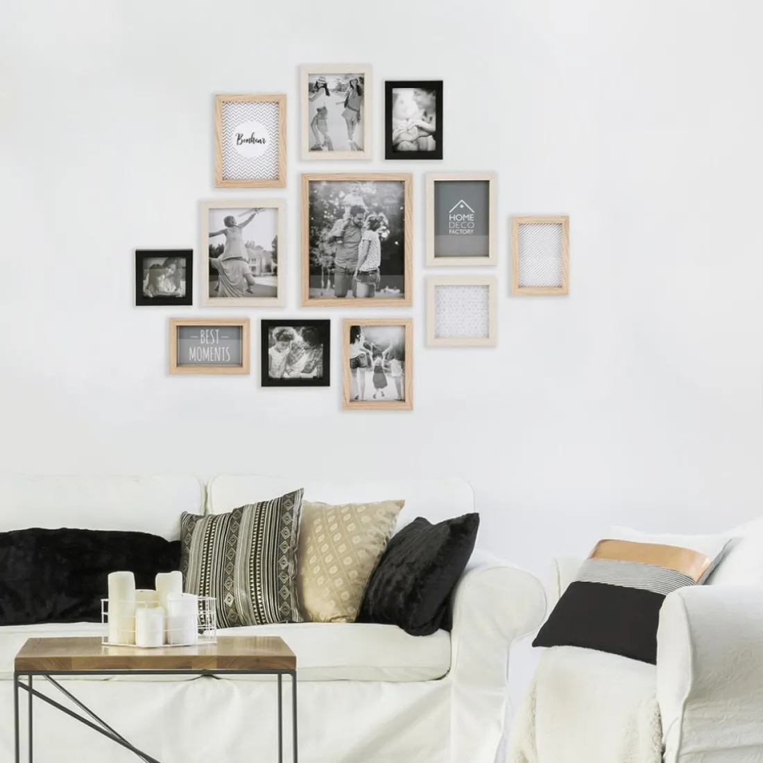Lot de 12 cadres photo PARANY