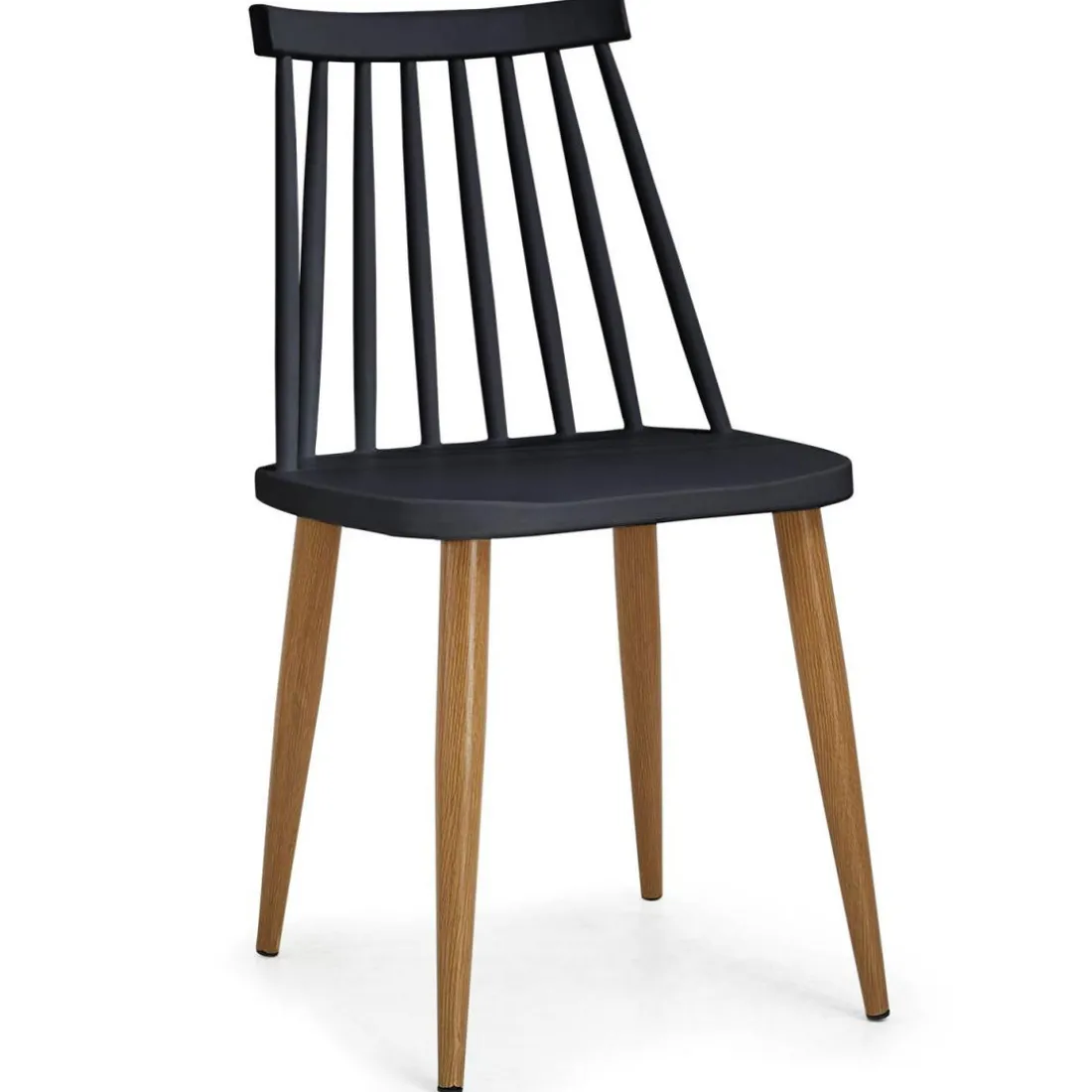 Lot de 2 Chaises Noir ILLICO