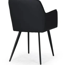 Lot de 2 Chaises Noires KENT