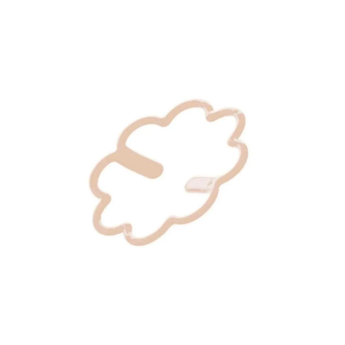 Lot de 4 clips dos nageur beige clair, beige foncé, blanc et noir