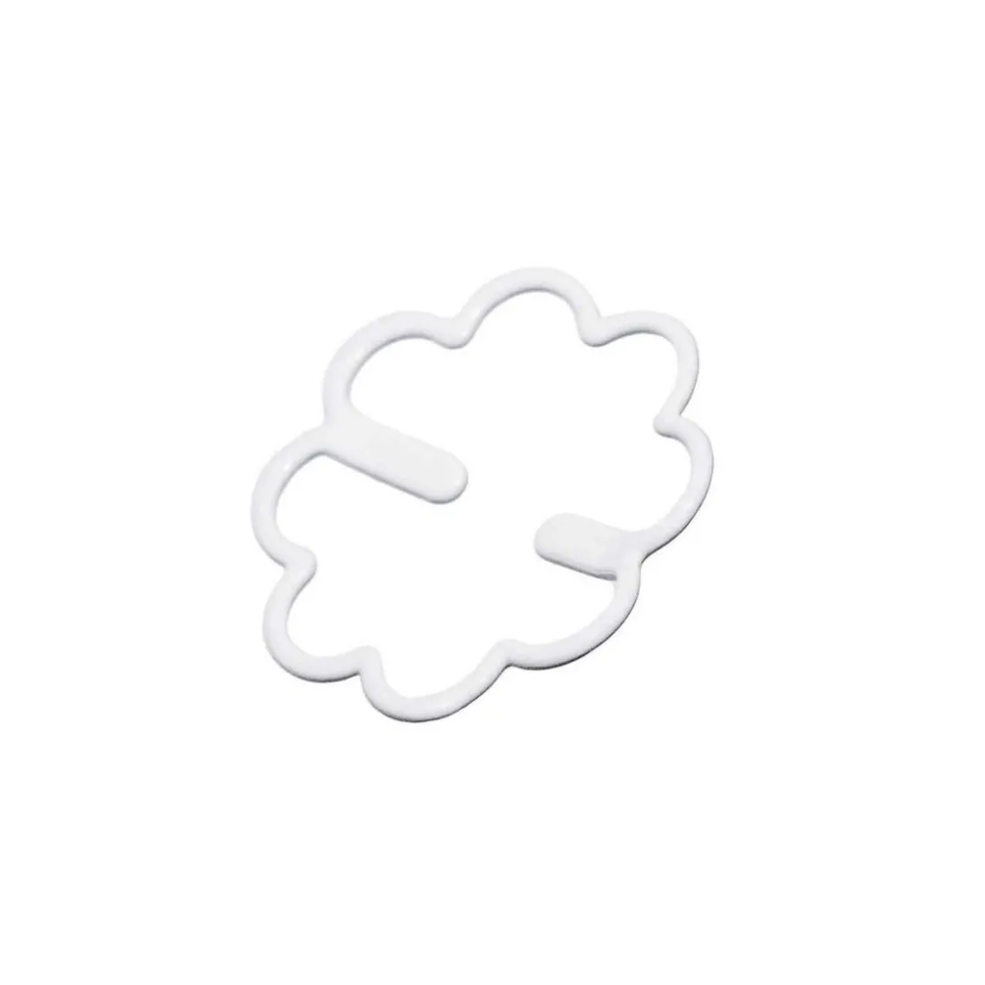 Lot de 4 clips dos nageur beige clair, beige foncé, blanc et noir
