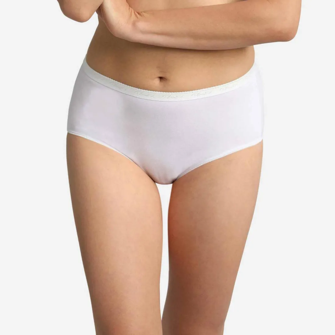 Lot de 2 culottes - Blanc Playtex en coton bio