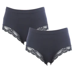 Lot de 2 culottes amincissantes noires