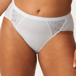 Lot de 4 culottes classiques - Blanc Sloggi en coton