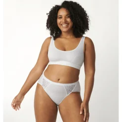 Lot de 4 culottes classiques - Blanc Sloggi en coton