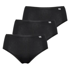 Lot de 3 culottes coton Noir - Sans Complexe en coton bio