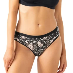 Lot de 3 culottes femme Ecopack Mode Athena noir en coton