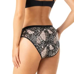 Lot de 3 culottes femme Ecopack Mode Athena noir en coton