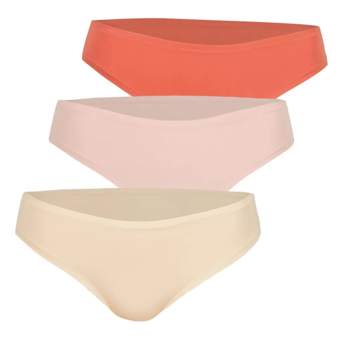 Lot de 3 culottes femme Ecopack Micro Athena multicolore