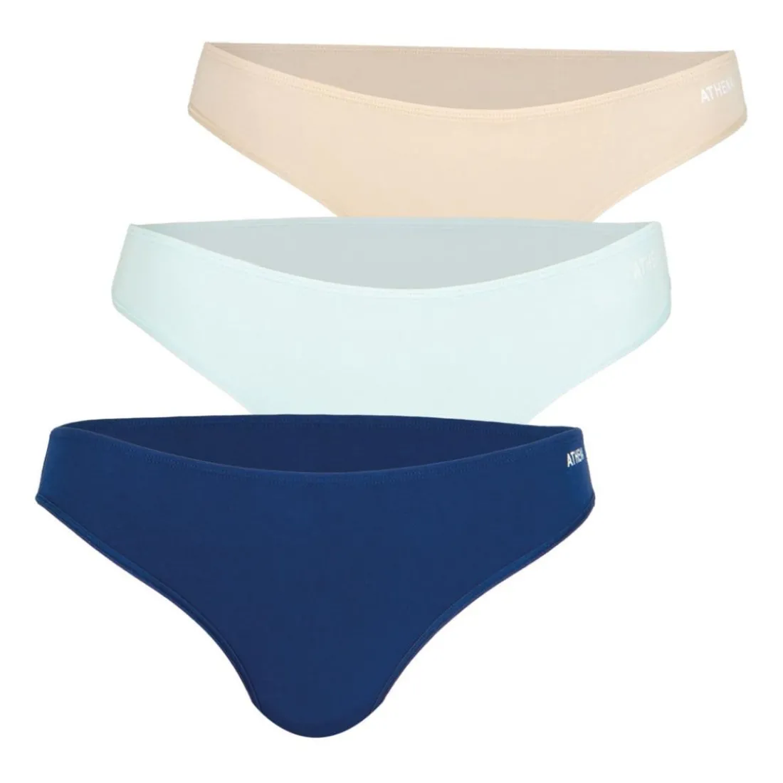 Lot de 3 culottes femme My Petit Prix Athena multicolore en coton