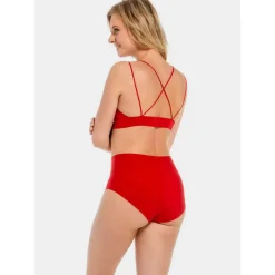 Lot de 2 Culottes taille haute gainantes invisibles - Rouge MAGIC bodyfashion