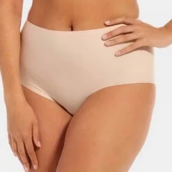 Lot de 2 Culottes taille haute gainantes invisibles - Beige MAGIC bodyfashion