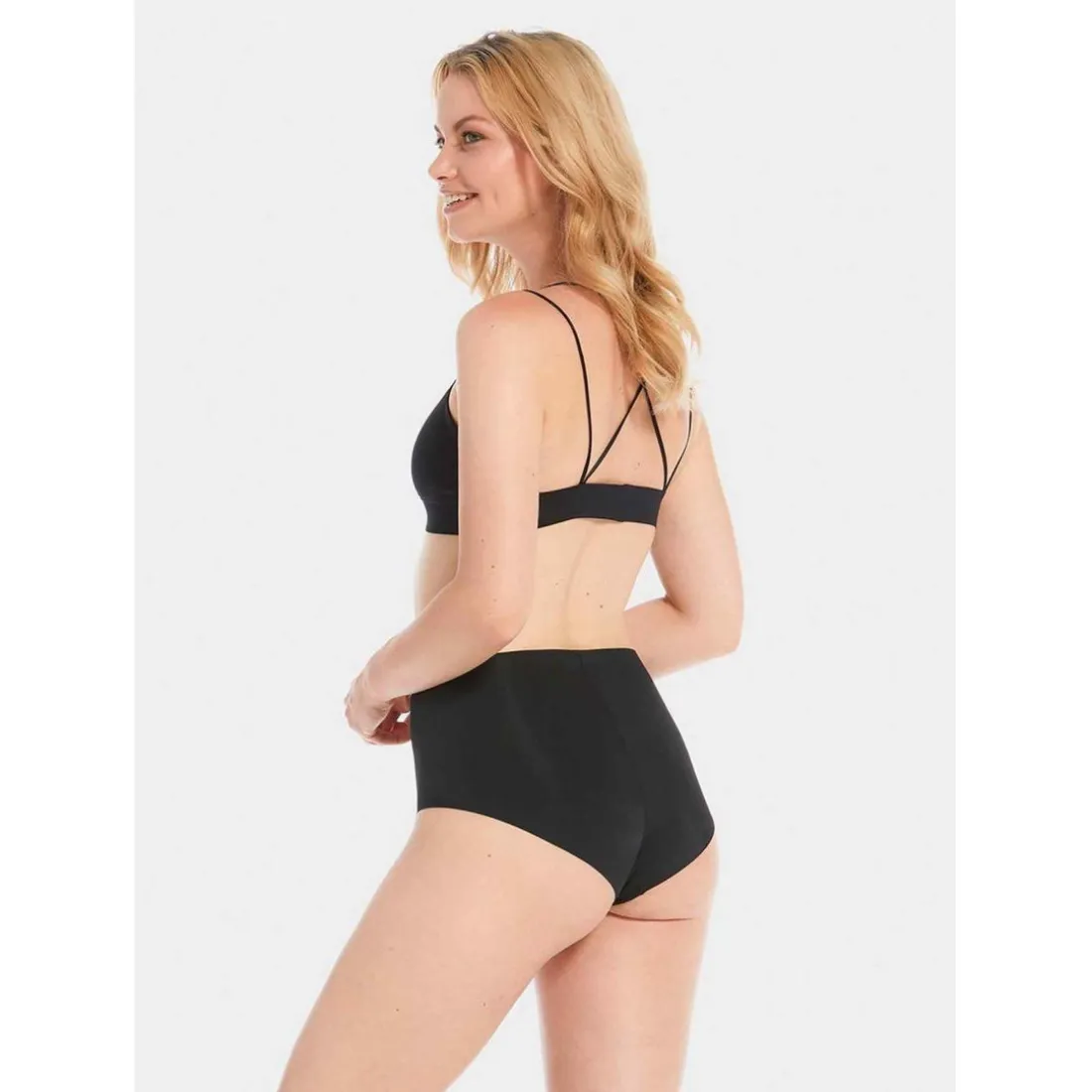 Lot de 2 Culottes taille haute gainantes invisibles - Noir MAGIC bodyfashion