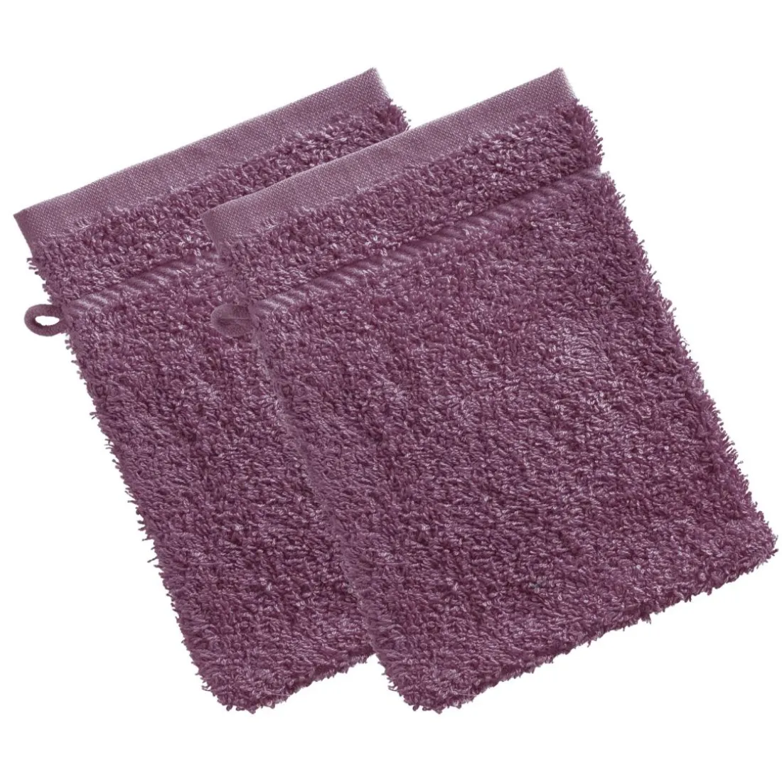 Lot de 2 gants CLAIRE 420 g/m² violet prune