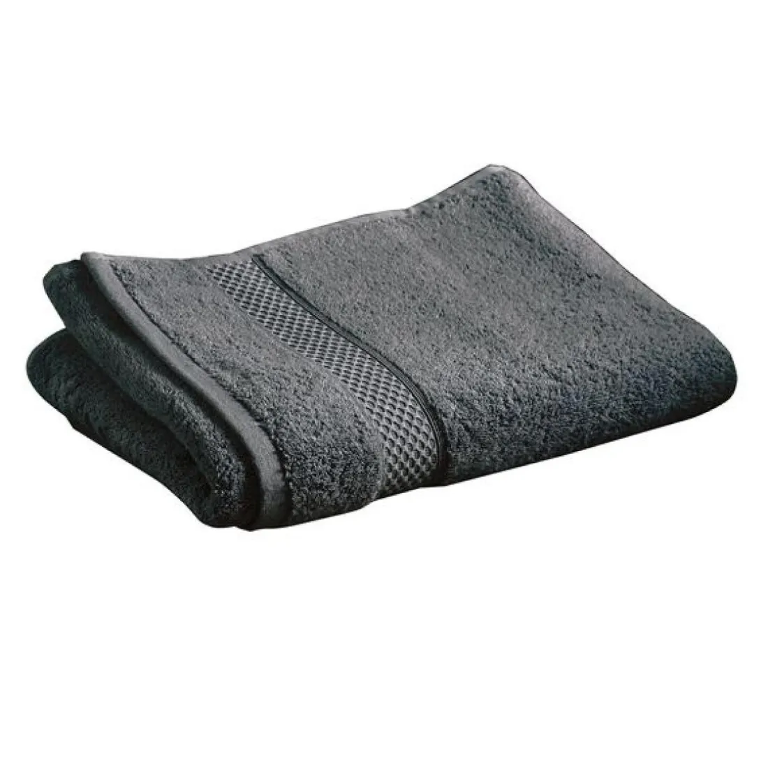 Lot de 2 gants de toilette AIRDROP gris charbon en coton