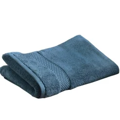Lot de 2 gants de toilette AIRDROP bleu de chine en coton