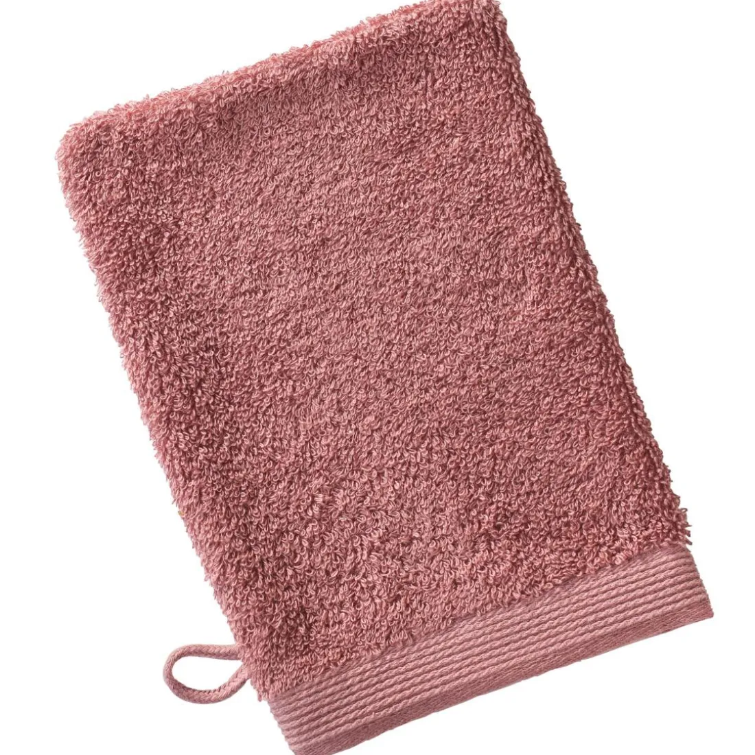 Lot de 2 gants de toilette CAROLINE 15x21 bois de rose