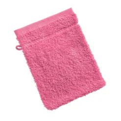 Lot de 2 gants de toilette CLAIRE 420g/m² rose