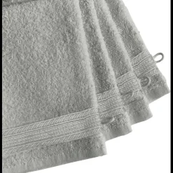 Lot de 4 Gants de Toilette en Coton 600 gm² TERTIO® - Gris Perle