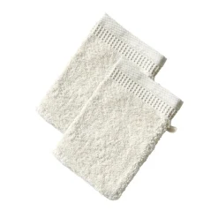 Lot de 2 gants de toilette épais BEESPONGE craie