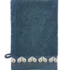 Lot de 2 gants de toilette RECIT D'HIVER 15x21 bleu