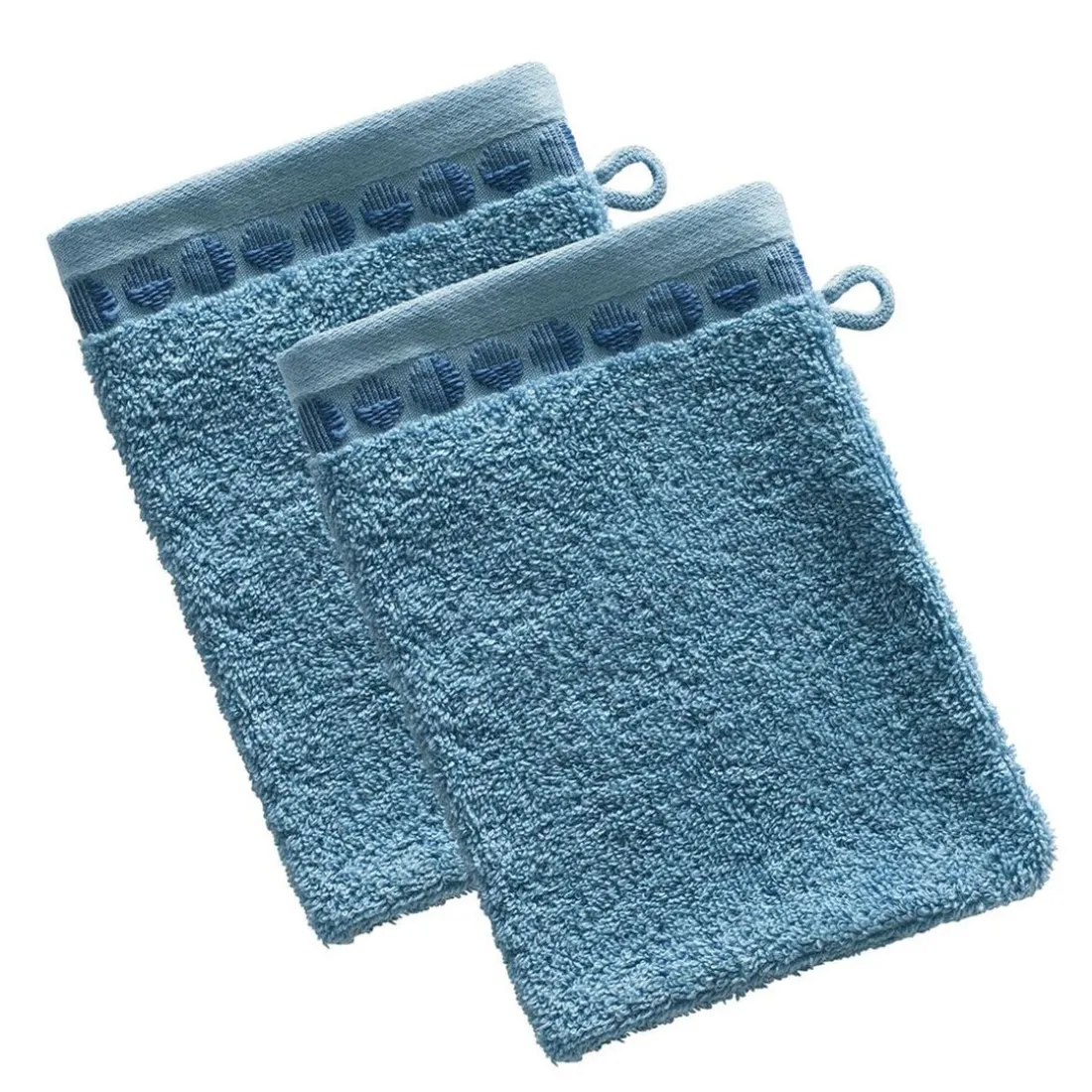 Lot de 2 gants en coton EP. SERVOPTIQUE bleu