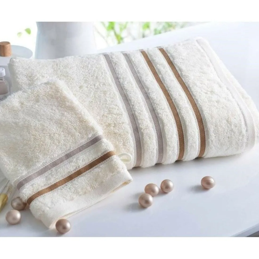 Lot de 2 gants extra soft - Blanc