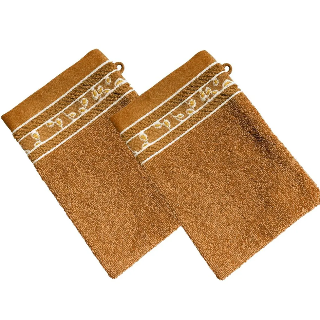 Lot de 2 Gants HERBAL marrons noisette