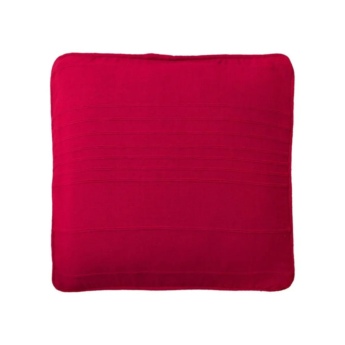 Lot de 2 housses coussin en coton-rose framboise