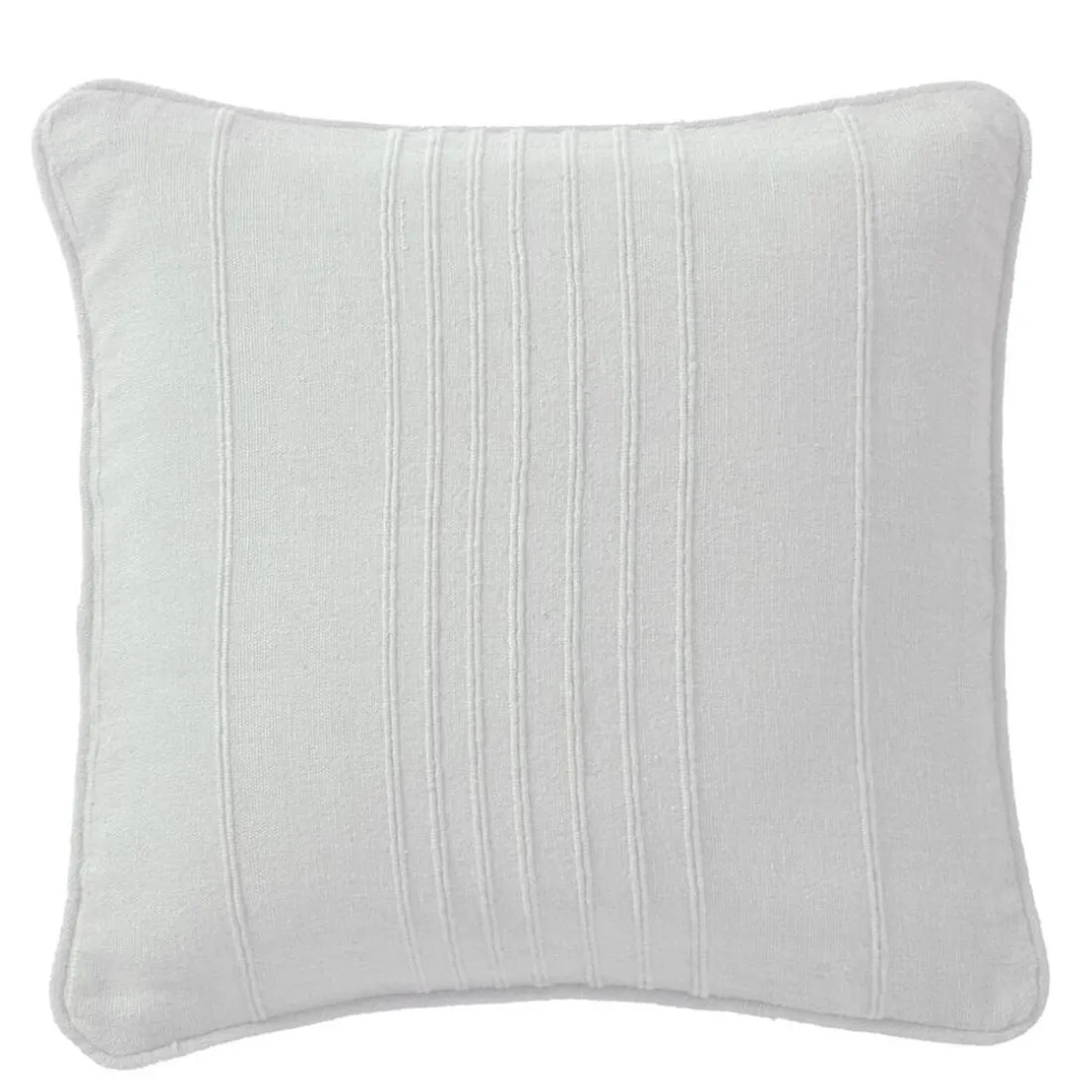 Lot de 2 housses coussin uni en coton - Gris