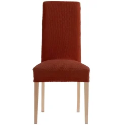 Lot de 2 Housses de chaise Bi Extensible - Rouge tomette