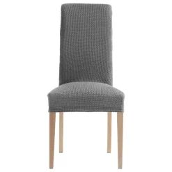 Lot de 2 housses de chaise bi-extensibles - Gris anthracite