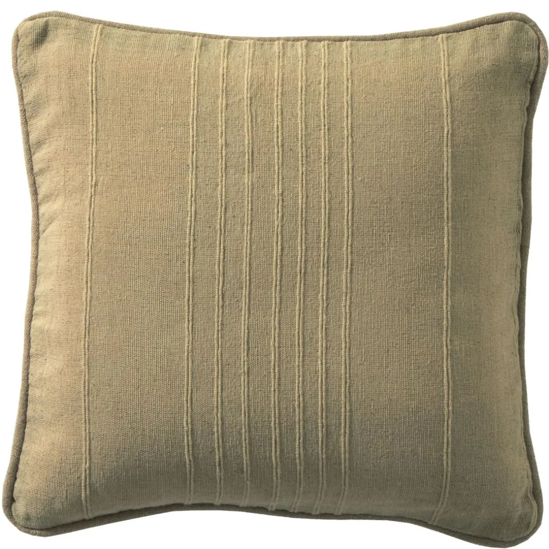 Lot de 2 Housses de coussin ORION beige ficelle