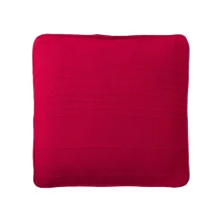 Lot de 2 Housses de coussin JC ORION framboise