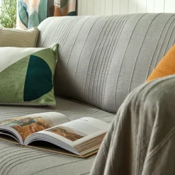 Lot de 2 Housses de coussin JC ORION gris